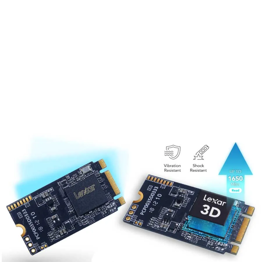 Lexar Встроенная память твердотельный накопитель NM520 3D NAND M.2 2242 PCIe NVMe SATA SSD тире Gen3x2 смарт стойки 512 256 128 G SSD