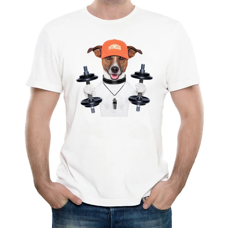 2018 новейшая мода печатных любовь Фитнес Мопс Дизайн Футболка с принтом модные