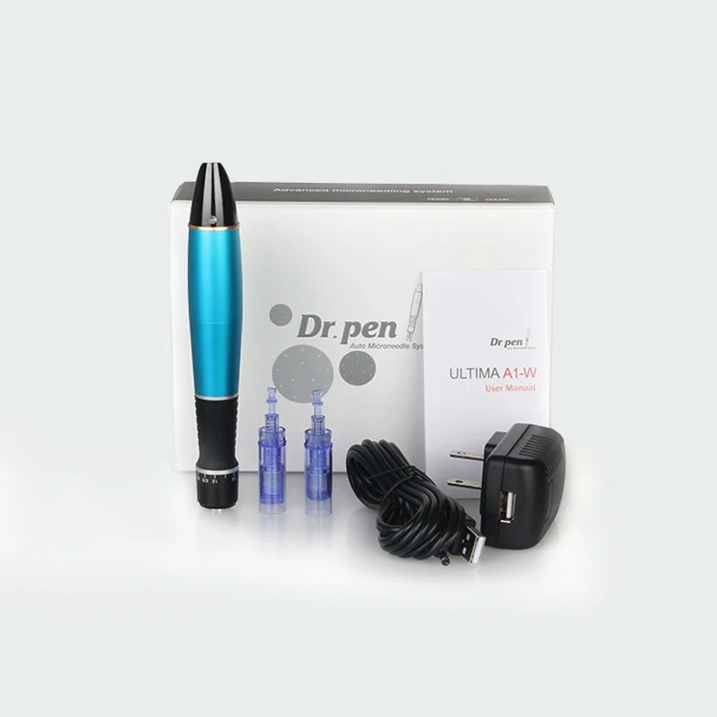 Прямая поставка беспроводной Dr Pen A1 W Электрический микро игольчатый ролик набор