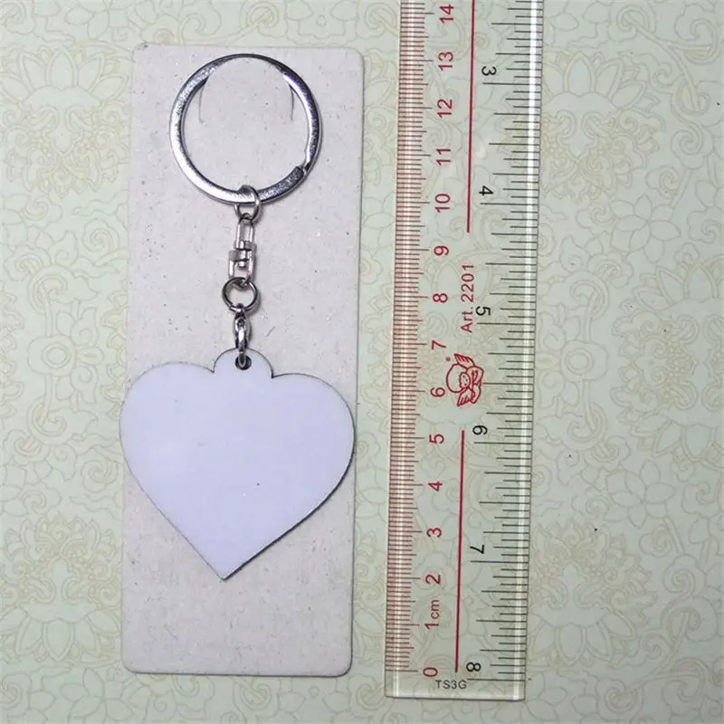 sublimation blank MDF keychains for women men fashion personal customization ellipse keychain heat transfer materials wholesale | Украшения