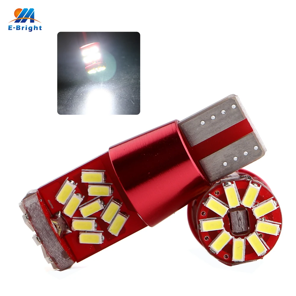 YM E-Bright 2 шт. T10 3014 27 SMD 194 168 W5W светодиод Шина CAN свет нет ошибок автомобильная лампа DC