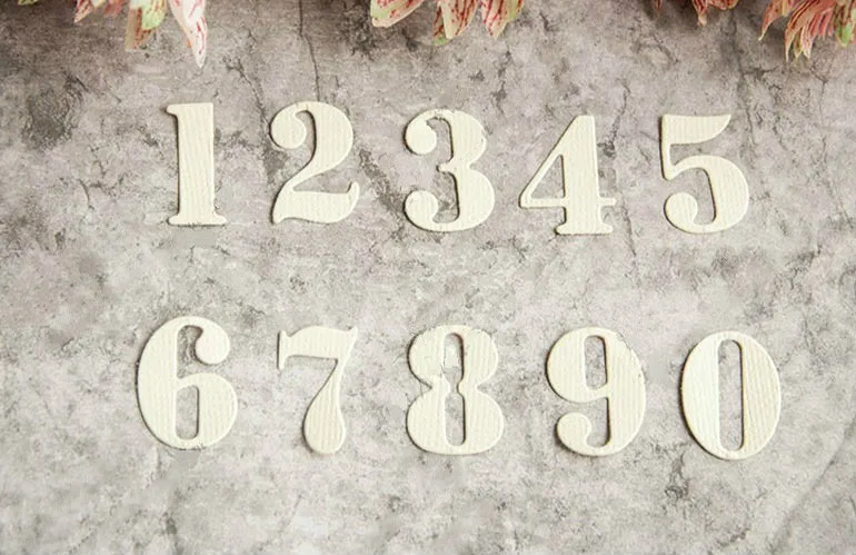 Трафареты для резки металлических цифр скрапбукинга сделай сам декоративные