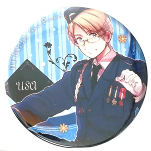 Axis power HETALIA значок аниме Италия Франция Россия США Испания значок брошь булавки - Окраска металла: 03 USA