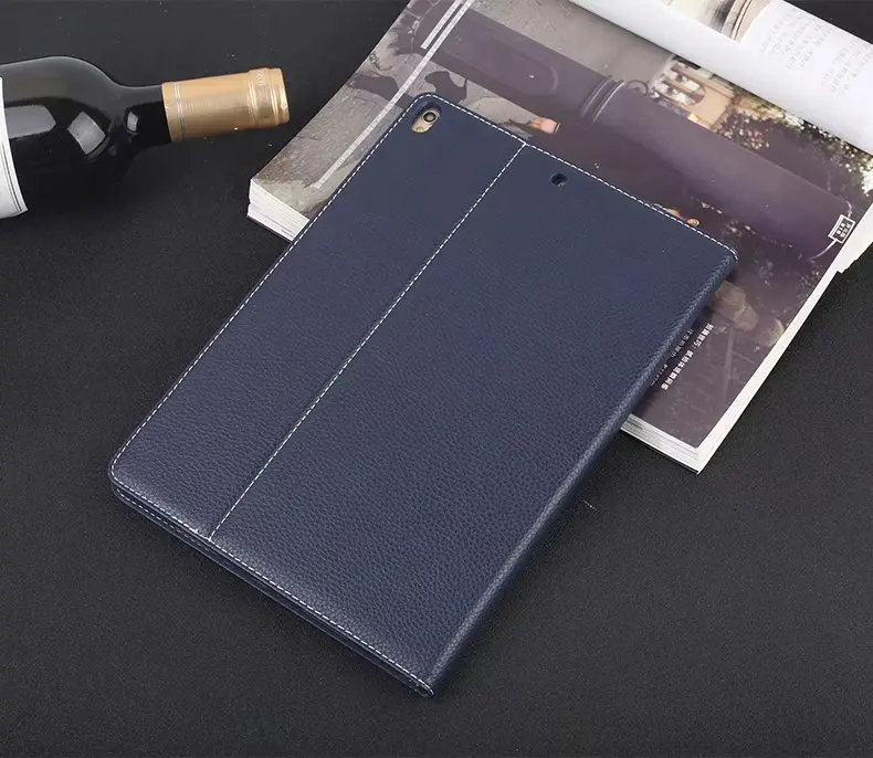 Роскошный деловой чехол из натуральной воловьей кожи+ ТПУ для Apple iPad Pro 10,5 подставка смарт-чехол для iPad 10,5 ''планшетный ПК+ ручка