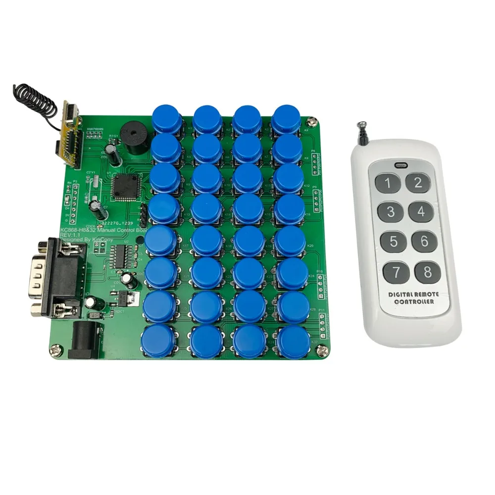 32 кнопки ручного управления RS232 клавиатура для KC868-H8 умный дом Ethernet веб-реле управления Лер Diy 433 м Пульт дистанционного управления