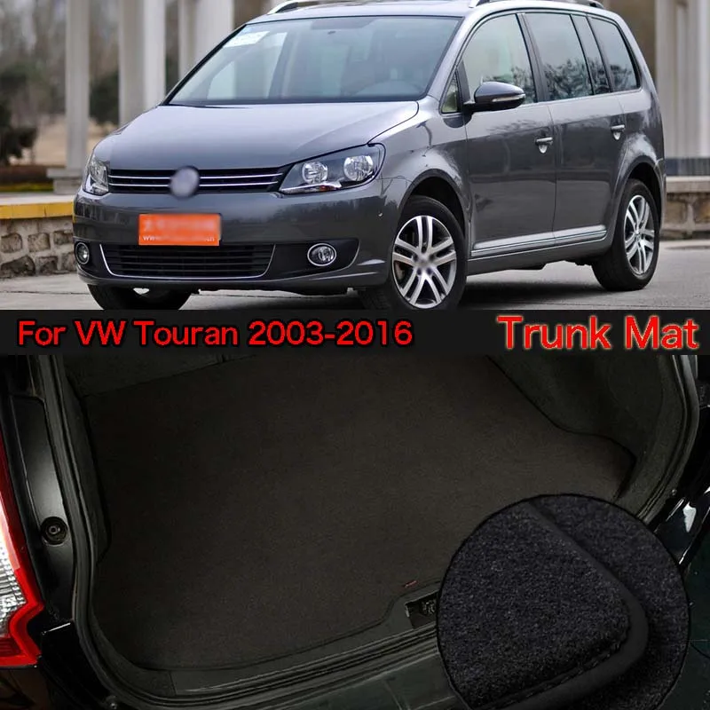 Нейлоновые тканевые моющиеся коврики для багажника автомобиля VolksWagen Touran 2003 2015|mat