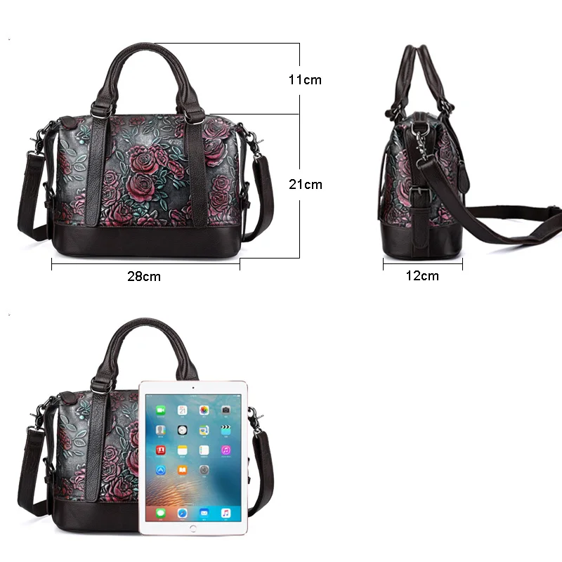 Женская сумка из натуральной кожи CHISPAILO с тиснением и подушкой 2019|sac a|women handbagsbolsa