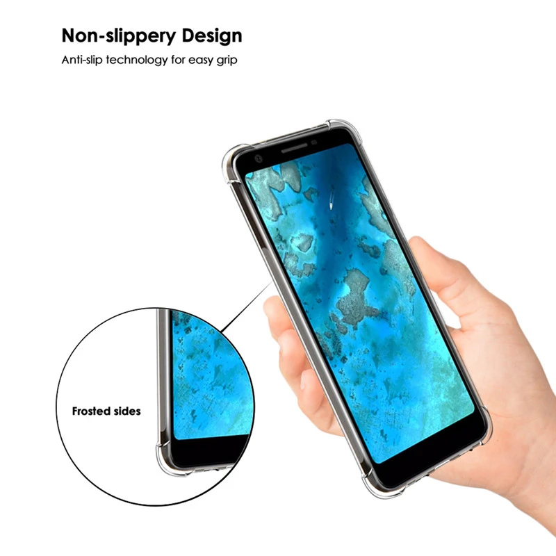 4 Защита углов амортизация Кристалл Мягкий ТПУ бампер чехол для Google Pixel 3a 3 2 XL Lite 3XL