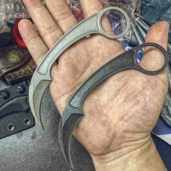 Karambit нож K оболочка 440C Лезвие Высокое качество Открытый Отдых EDC инструмент