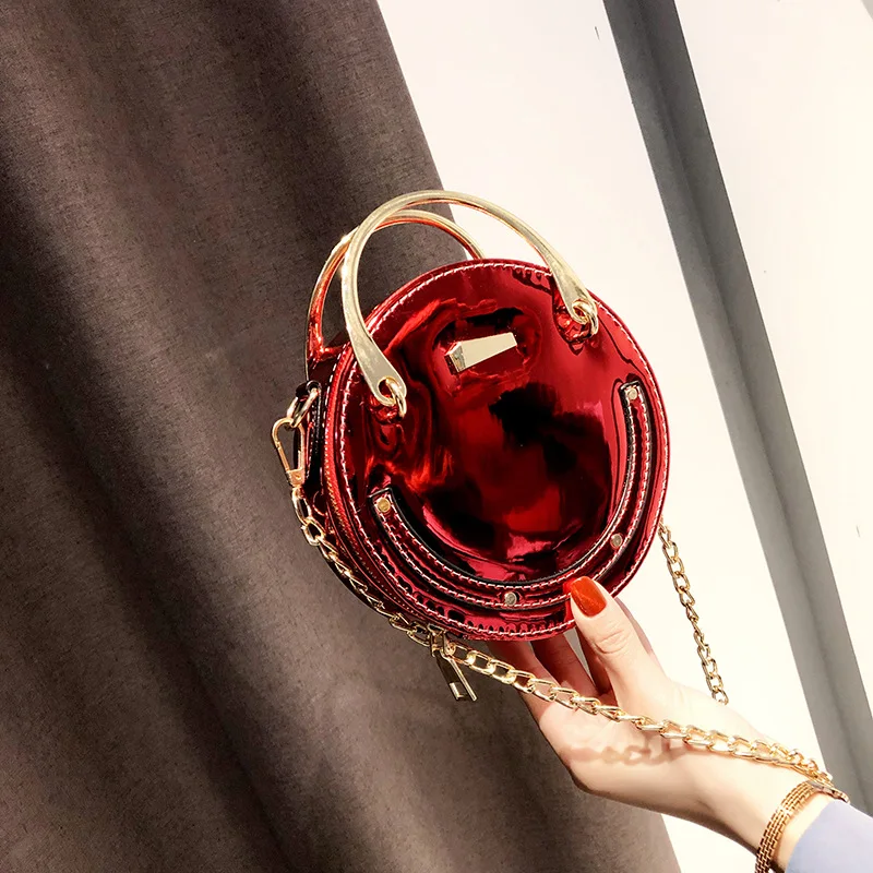 Сумка женская сумка женщин 2018 новая сеть портативный мини круглый перекинул