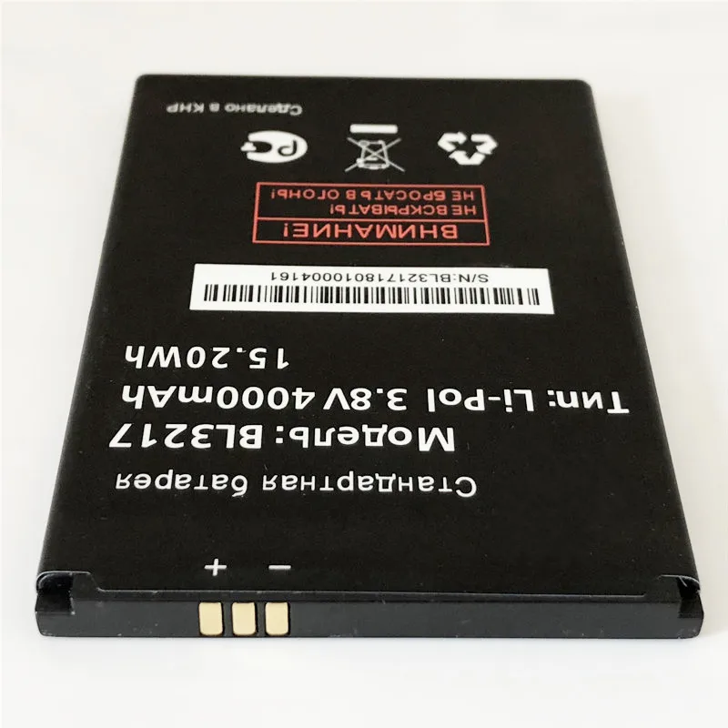 3 8 В 4000 мАч BL3217 для батареи Fly IQ4502 Era Energy 1|battery for fly|battery forbatteries batteries |