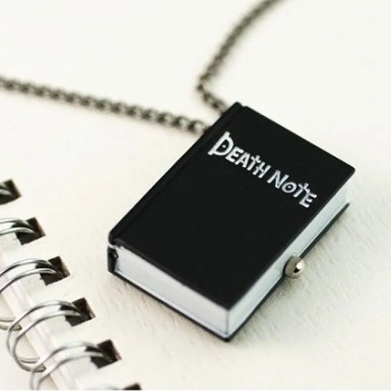 Карманное уникальное бронзовое ожерелье-цепочка с надписью Death Note карманные часы