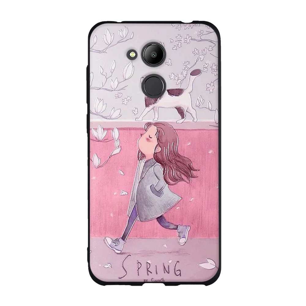 For Huawei Honor 6C Pro Case Back Cover for honor 6a 7x Print Painted 9/Honor 9 Lite V10 | Мобильные телефоны и