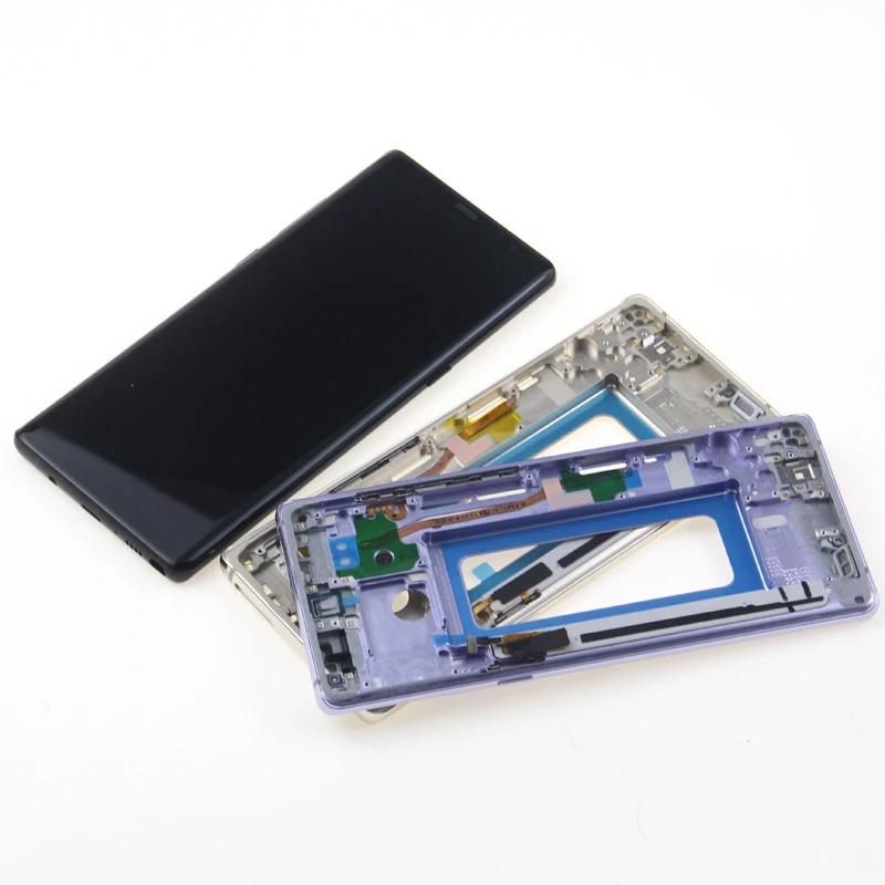 ЖК дисплей с рамкой для SAMSUNG Galaxy NOTE8 LCD N9500 N9500F сенсорный экран дигитайзер