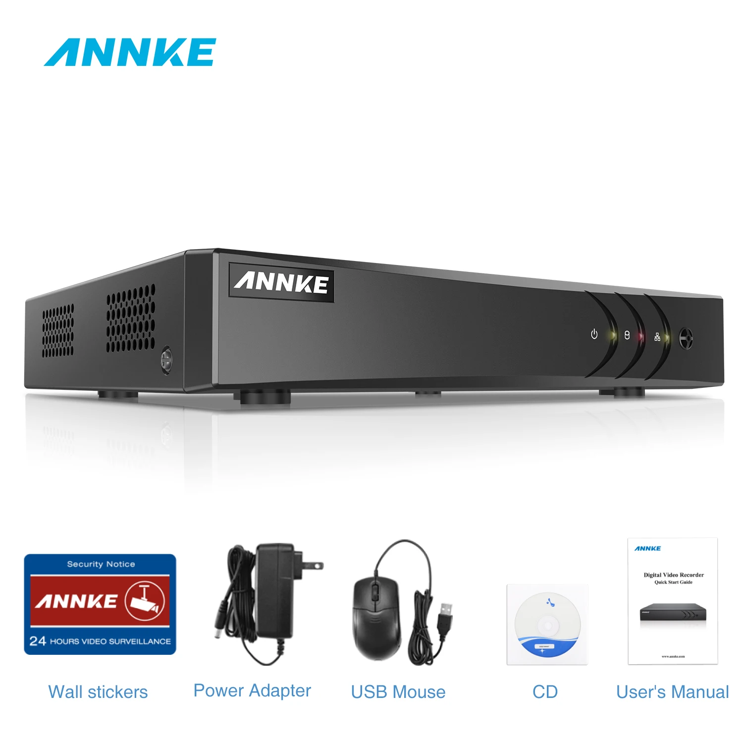 Распродажа для Испании: ANNKE 4CH 5в1 HD TVI CVI IP AHD 1080N 720P HDMI DVR видеорегистратор системы