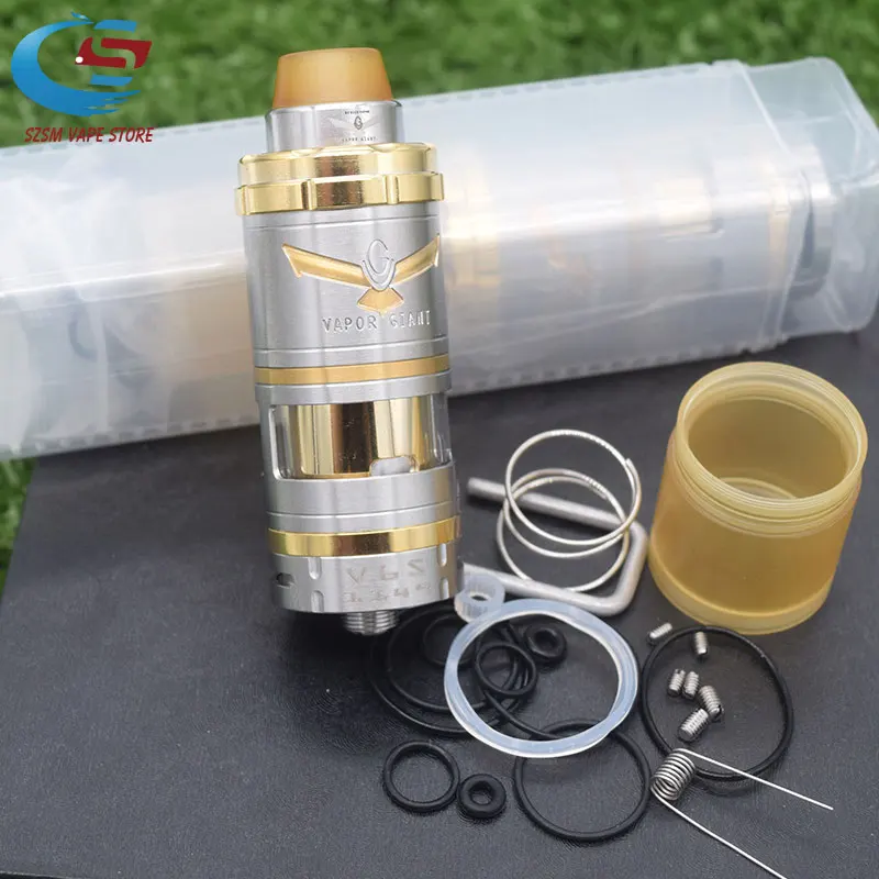 Электронная сигарета v6S 23 мм/25 мм RTA объем 6 мл 316ss регулируемое дно vs воздушный