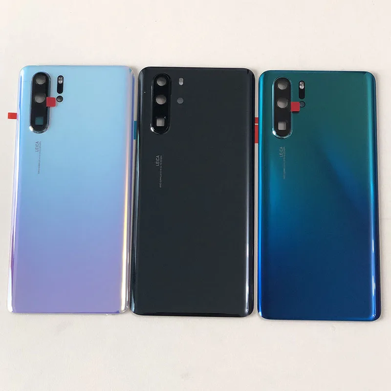 M& Sen для 6,4" huawei P30 Pro стеклянная задняя крышка для батареи чехол+ рамка для камеры+ стеклянный объектив+ вспышка+ оригинальная наклейка для P30 Pro