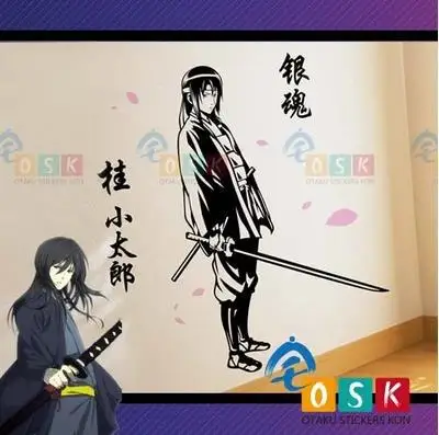 Виниловая наклейка на стену GINTAMA Katsura Kotarou декор аниме автомобильная