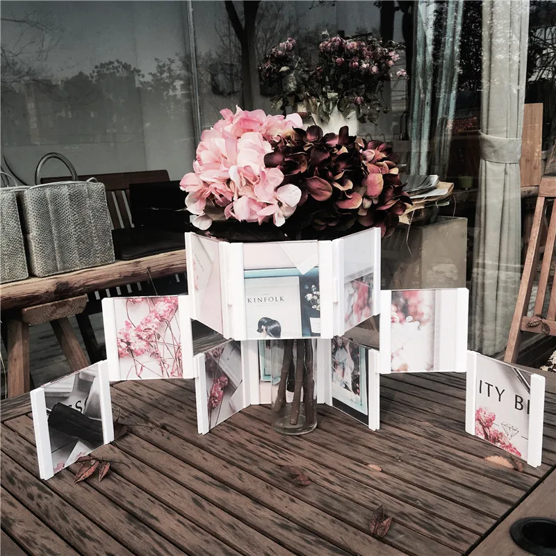 Настольные фоторамки набор 3D DIY прозрачный настенный коллаж фоторамка легко собрать и съемный коллаж фоторамка набор
