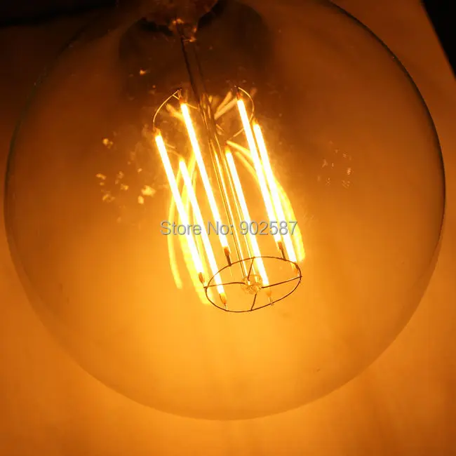 10 шт./лот Бесплатная G30 G95 220 В 110 E26 E27 g95 светодиодные лампы e27 5 Вт 8 Led Эдисон Ретро