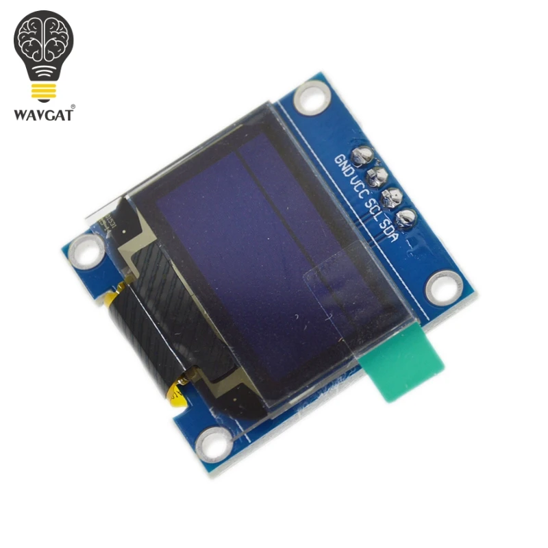 Модуль светодиодного ЖК дисплея WAVGAT сине белый цвет 0 96x64 желто синий для Arduino