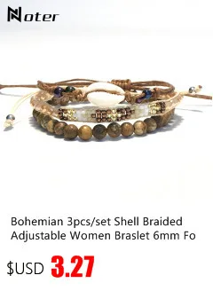 Noter браслеты для женщин натуральный камень Шарм красочный матовый Boho Braslet многоцветный Агаты опал браслеты