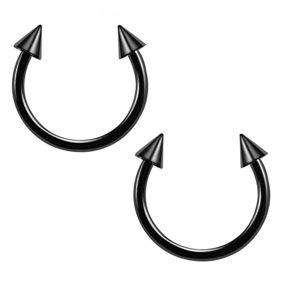 Разноцветные кольца для пирсинга штанги подковы уха хряща Козелка лабретки носа