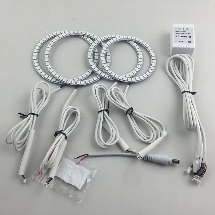 Для Kia Sorento R 2009 2010 2011 2012 RGB светодиодный фар колец halo ангел демон глаза с пульта
