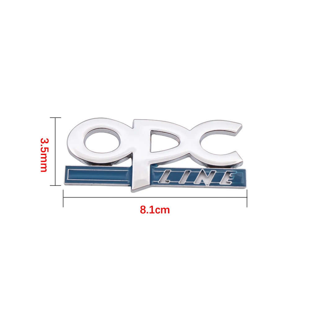 Авто Стайлинг 3D металлический OPC линия эмблемы автомобиля боковой Fender задний