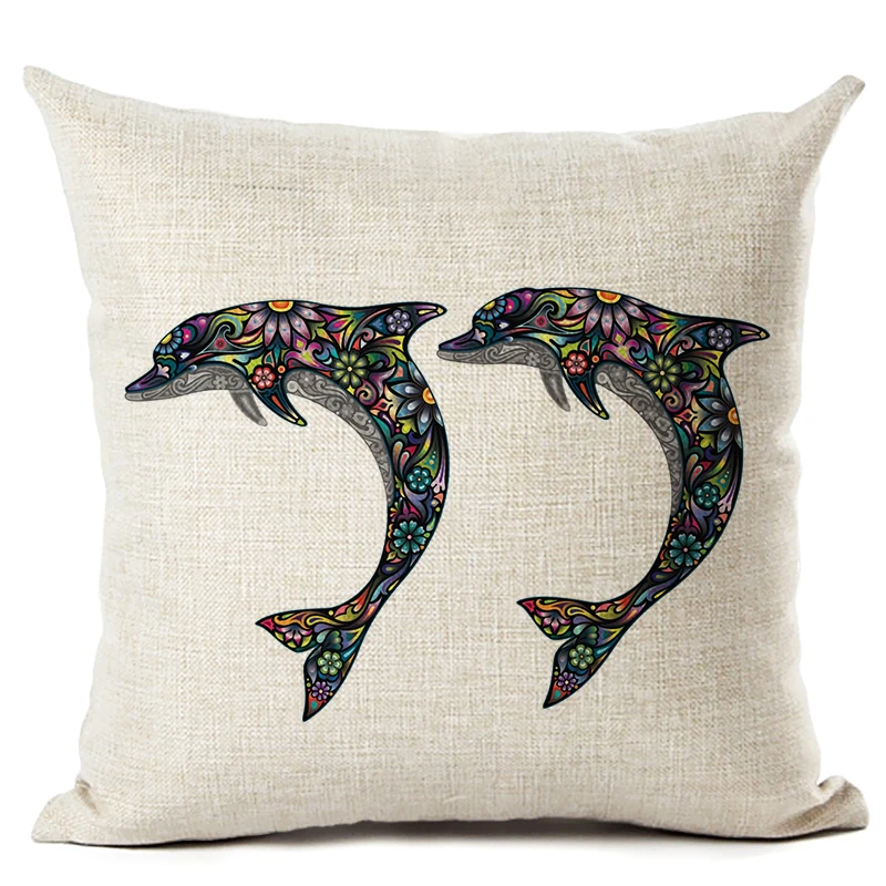 Чешские Тотем животного Свиньи/Птица белье Подушки Детские Чехлы для подушек