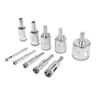 Набор сверл с алмазным покрытием для сверления отверстий в плитке, мраморе, стекле, керамике, горячая Распродажа, 10 шт.