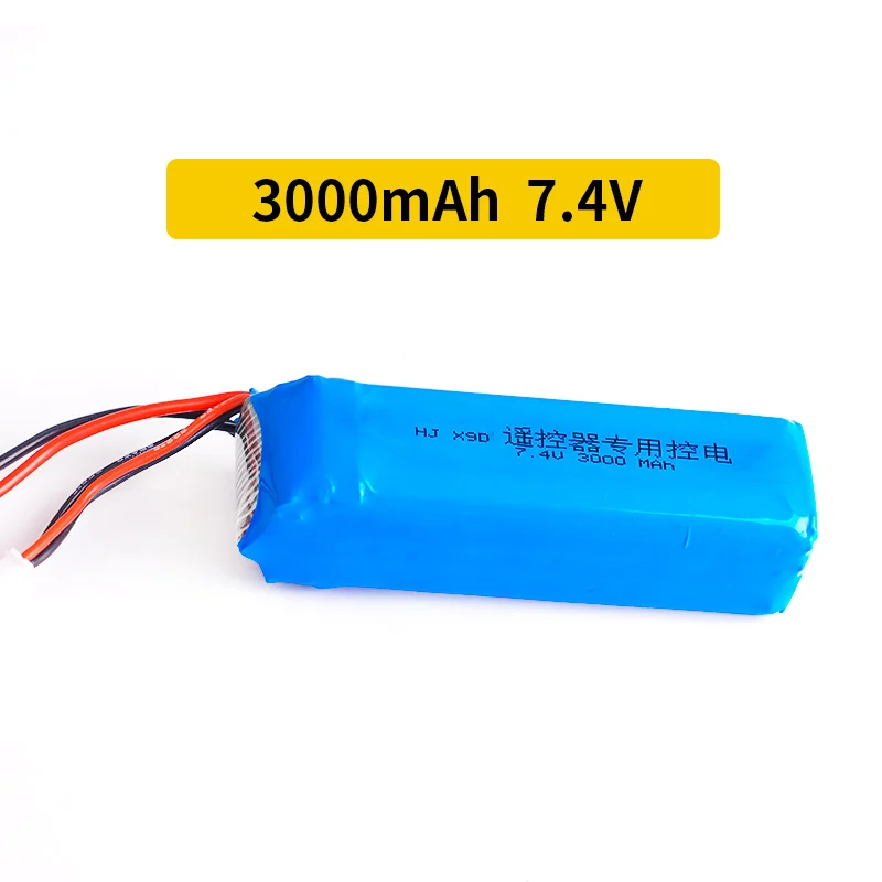 Аккумуляторная батарея Lipo для Frsky Taranis X9D Plus 7 4 В 3000 мАч 2000 | Игрушки и хобби