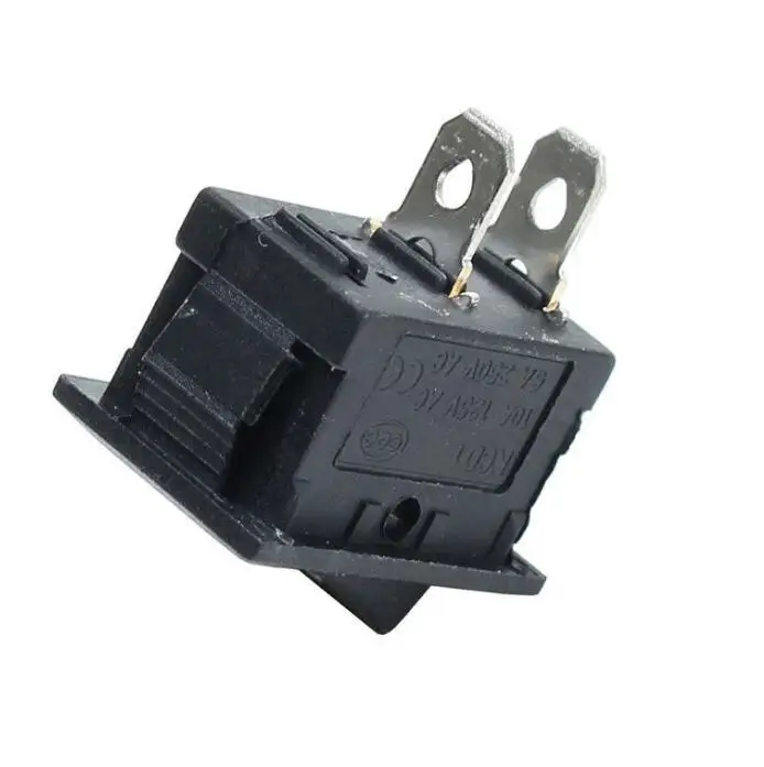 5 шт. 15*21 Мини Переключатель 6A 10A 250V KCD1 101 2Pin оснастки кнопка вкл/выключения