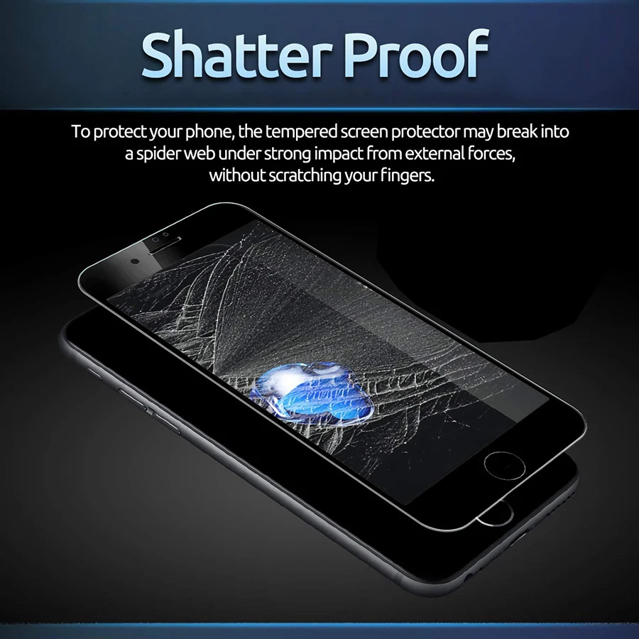 VALAM закаленное стекло для защиты экрана iPhone 7 9H твердость plus полное покрытие 3D