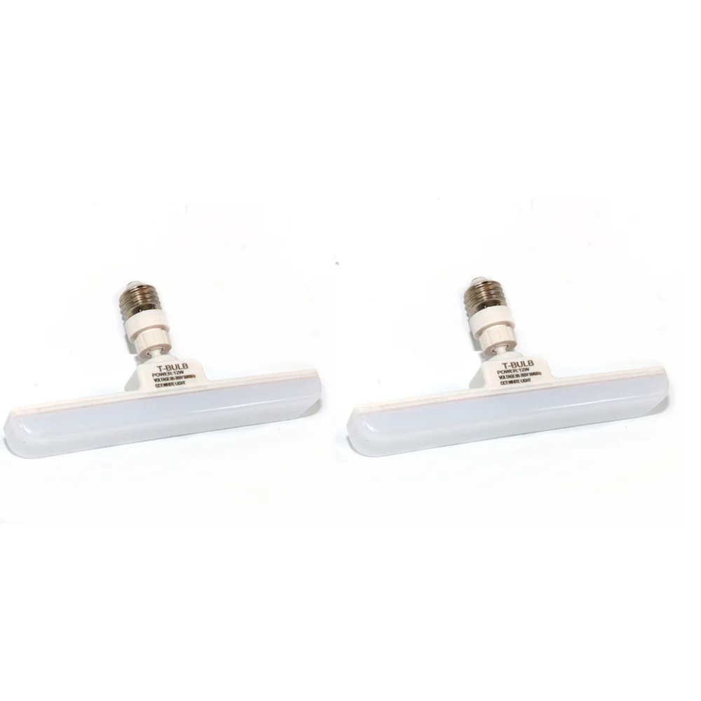 2 bulbs packed T-лампа 1100LM E27 универсальная лампа держатель AC85-265V 2835 Светодиодный лампы высокого качества энергосберегающие лампы внутреннего света освещение для складских помещений - Испускаемый цвет: 2 bulbs packed
