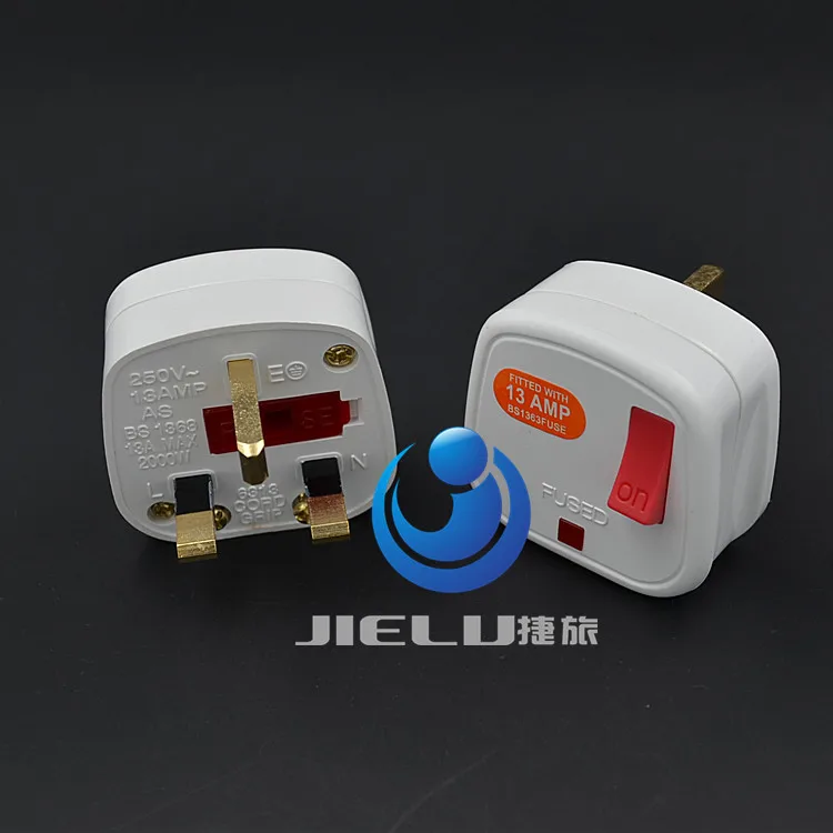 Великобритания Ирландия Малайзия Сингапур HK Rewireable Plug BS1363 13A предохранитель