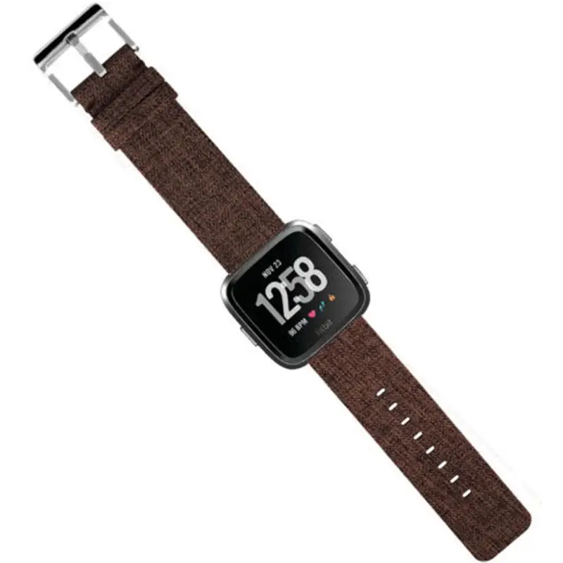 EastVita холст ремешок для Fitbit Versa Band Замена стабильный ремешок для часов