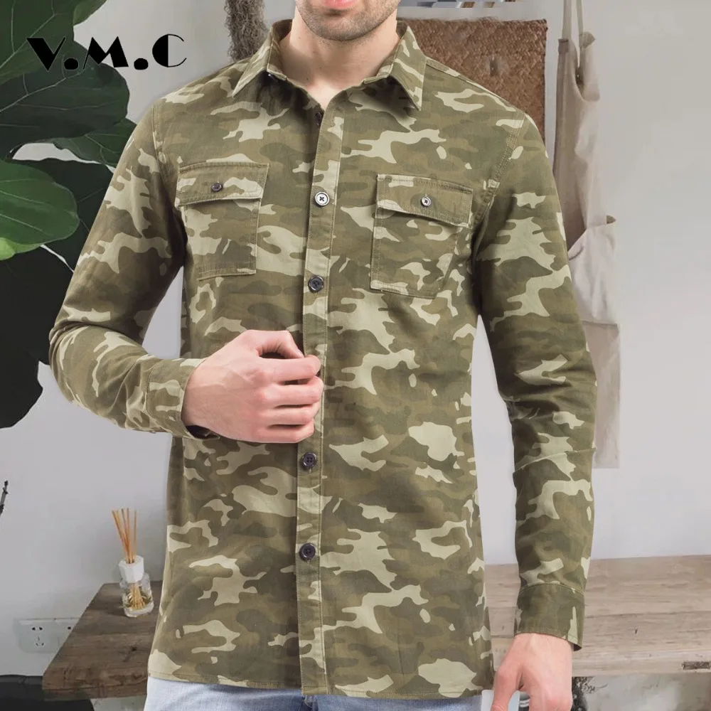 Для Мужчин's Джинсовые рубашки Новое поступление 2017 года осень зима