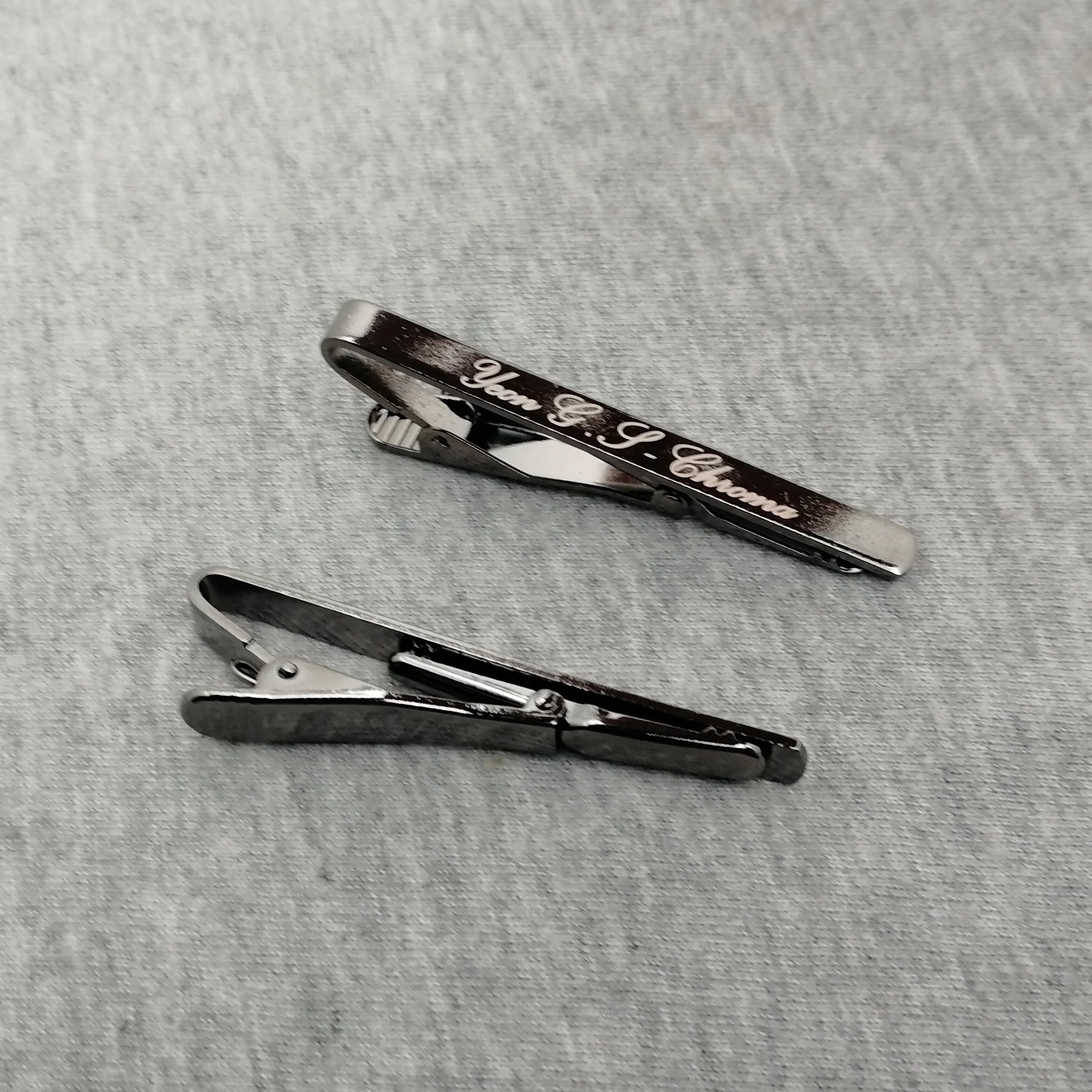 Хорошее качество персонализированный зажим для галстука мужчин на заказ