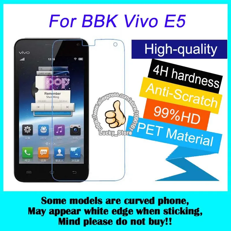 10 шт. для BBK естественных E3 высокий ясный Экран протектор VIVO E5 Глянцевая защитный