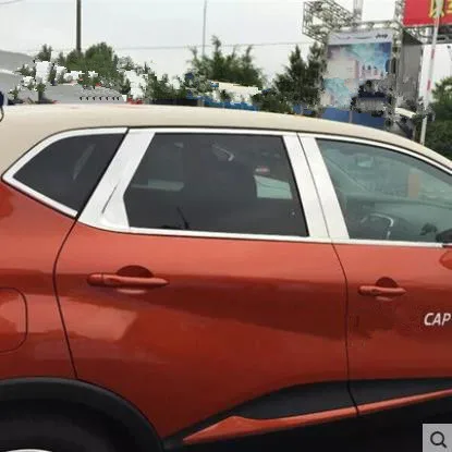 Накладка на окно из нержавеющей стали для Renault Captur