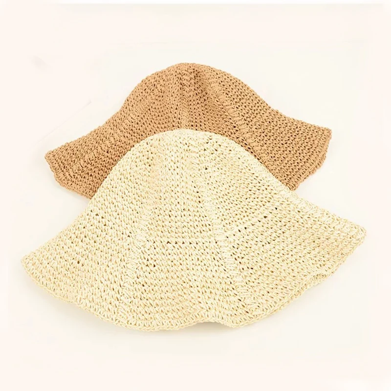 Летняя шляпа женская пляжная глиняная Женская Повседневная соломенная от солнца