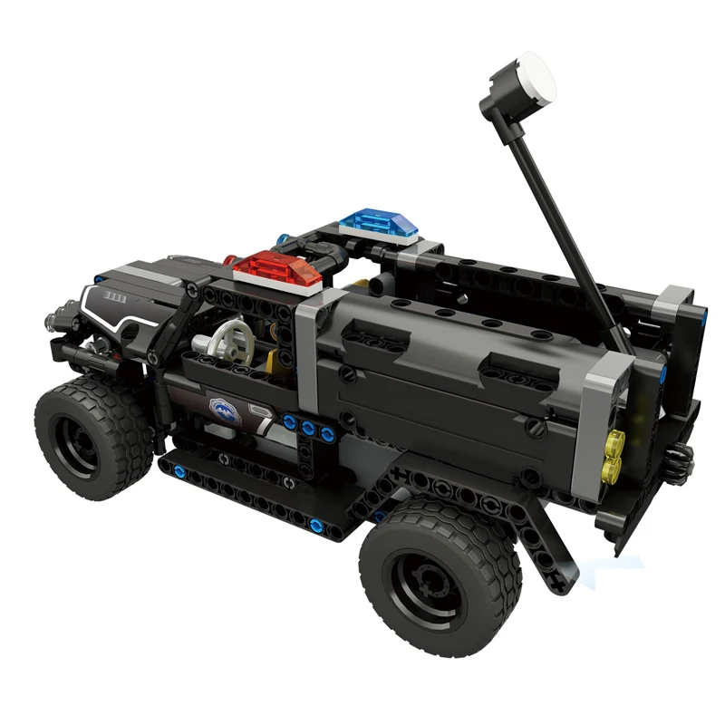 13006 спецназ полицейская водная Пушка машина совместима с Technic Car строительные