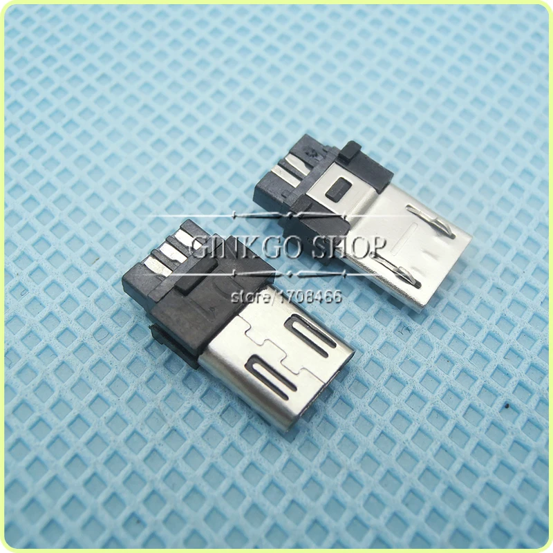 1000 шт./лот Micro USB 5P разъем для зарядки sockect Разъем DIY штекер|usb connector diy|usb diy connectorusb male |