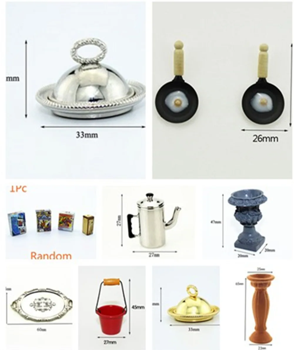 

1Pc Breakfast Milk Teapot Food Bowl Ceramic Vase Kitchen Set Food Dolls Pretend Play Toy Mini Tableware 1:12 Dollhouse Miniature