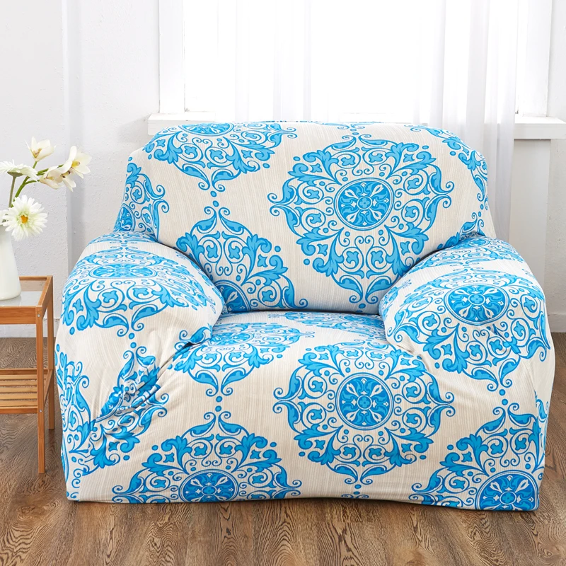 Чехол для дивана с принтом папа и мима эластичный чехол в стиле L|sofa cover elastic|stretch sofa
