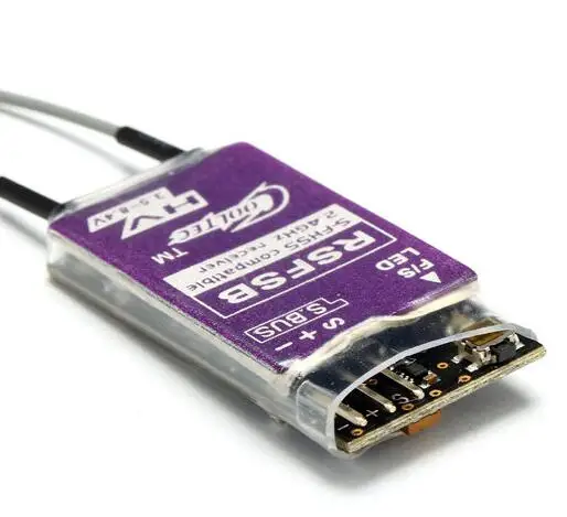 Cooltech 8CH S-FHSS SBUS совместимый приемник RSFSB для Futaba 6J 8J 10J 14SG 18SZ 18MZWC Таро TL150F1 быстроходный беспилотный Радиоуправляемый летательный аппарат 120 150 180