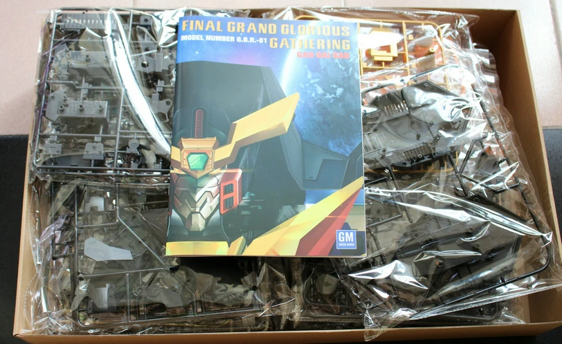 Финальная большая великолепная Сборная модель GM Gundam G.B.R.-01 GAO GAI GAR экшн-фигурка