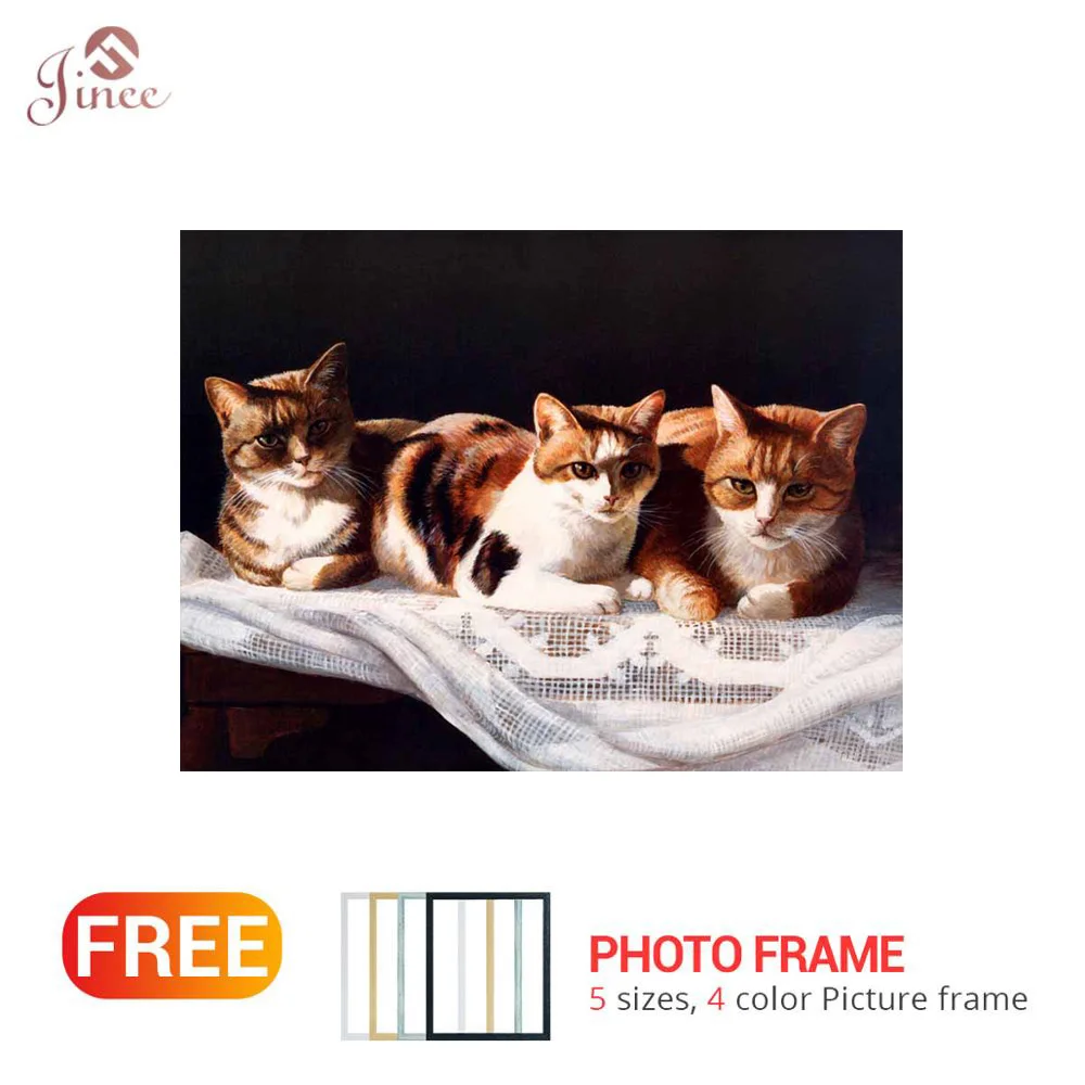 

Набор для алмазной вышивки 5d «сделай сам», картина с животными, кошками, семейство полноразмерных комплектов для алмазной вышивки крестико...