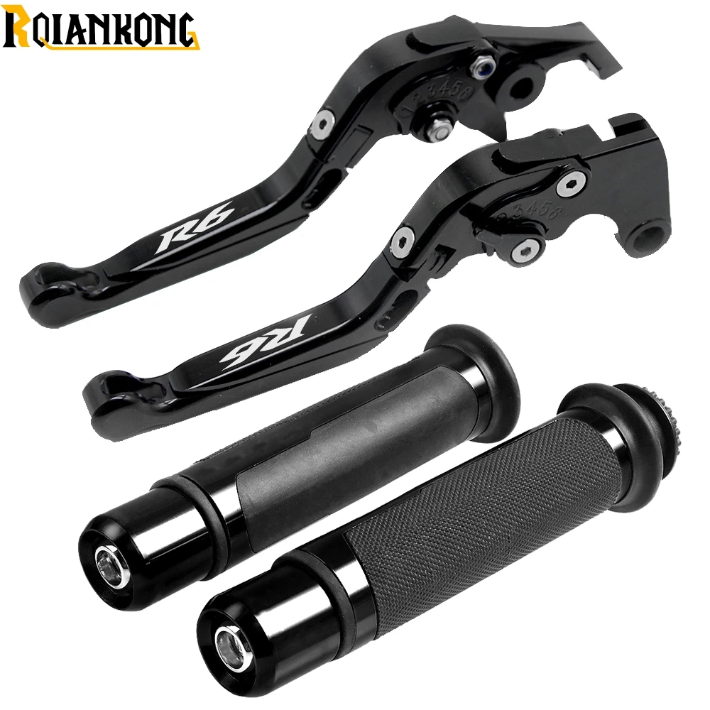 Складной тормозной рычаг сцепления для мотоцикла YAMAHA YZF R6 2018 2005 2006 2007 2008 2009 2010 2012